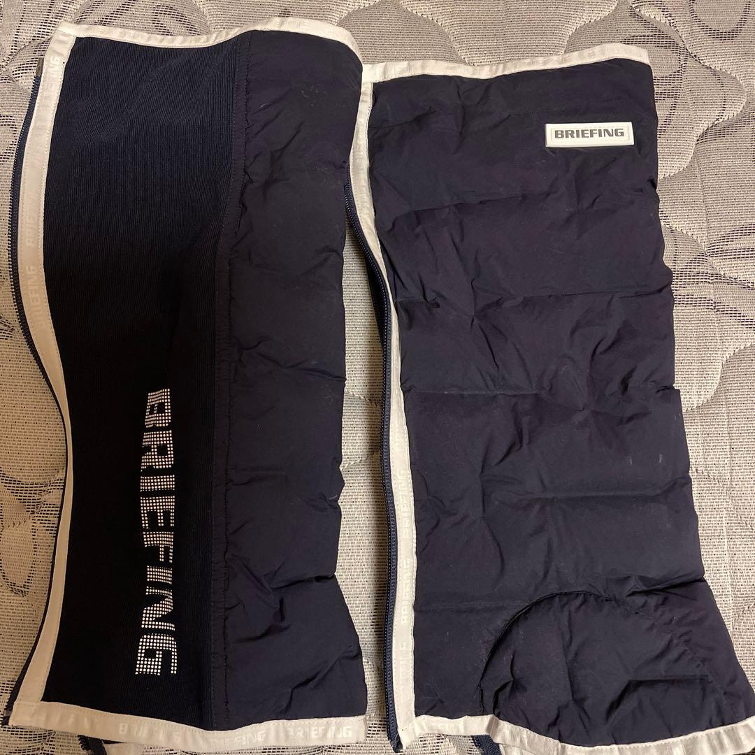 BRIEFING ネイビー ハイブリッドダウン レッグウォーマー BRIEFING GOLF（ブリーフィングゴルフ） ブリーフィング ハイブリッド