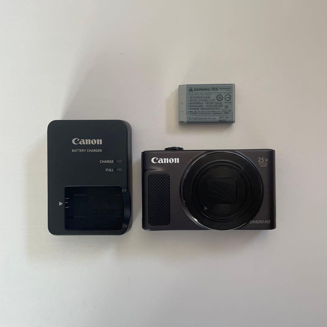 Canon コンパクトデジタルカメラ SX620HS ブラック キャノン　カメラ PowerShot キヤノン Canon SX620 HS パワーショット ブラック