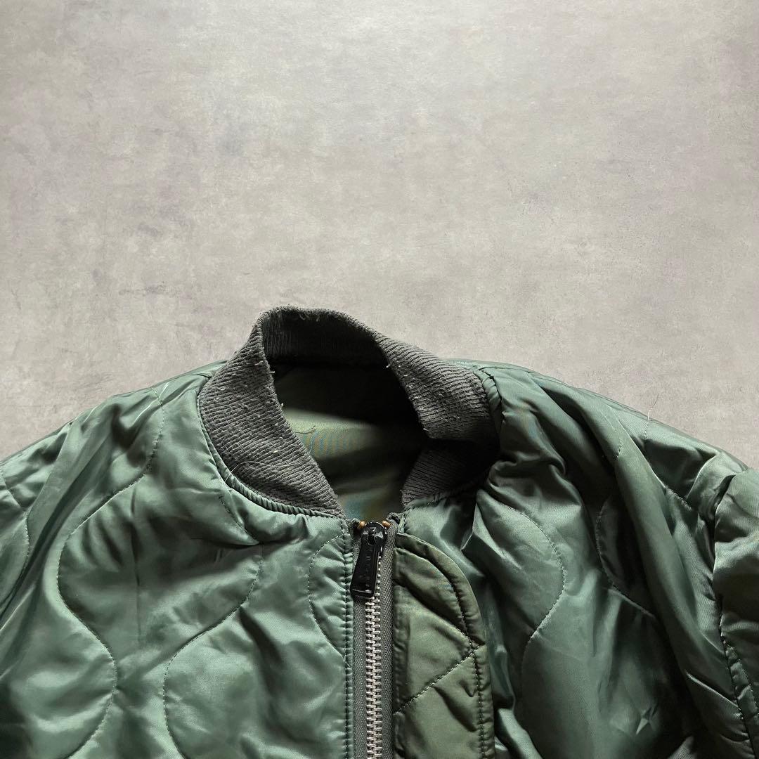 90s alpha MA-1 短丈 フライト ボンバー ジャケット y2k L - メルカリ