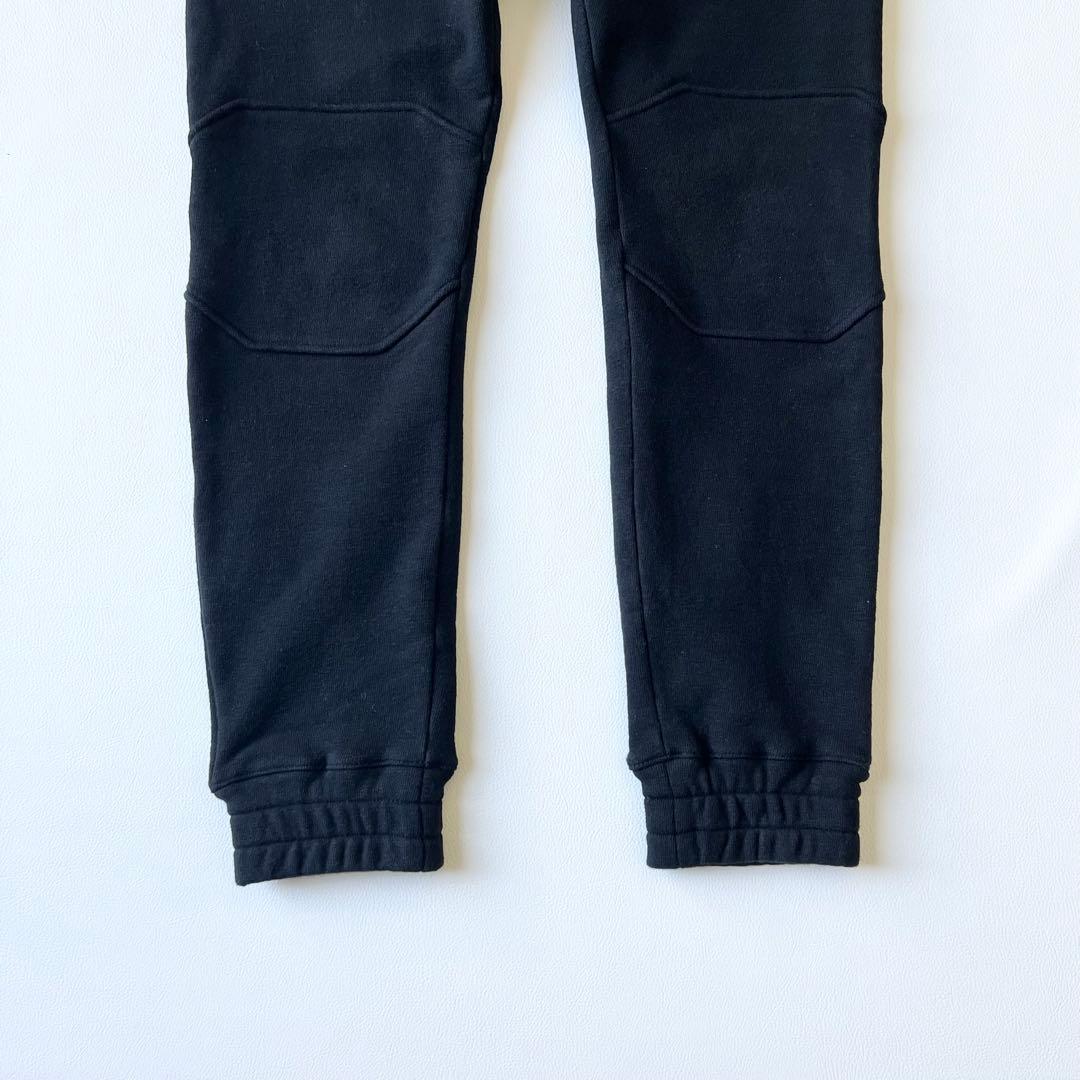 3219【美品】TFW49 ストレッチパンツ チャックポケットスウェット M 黒