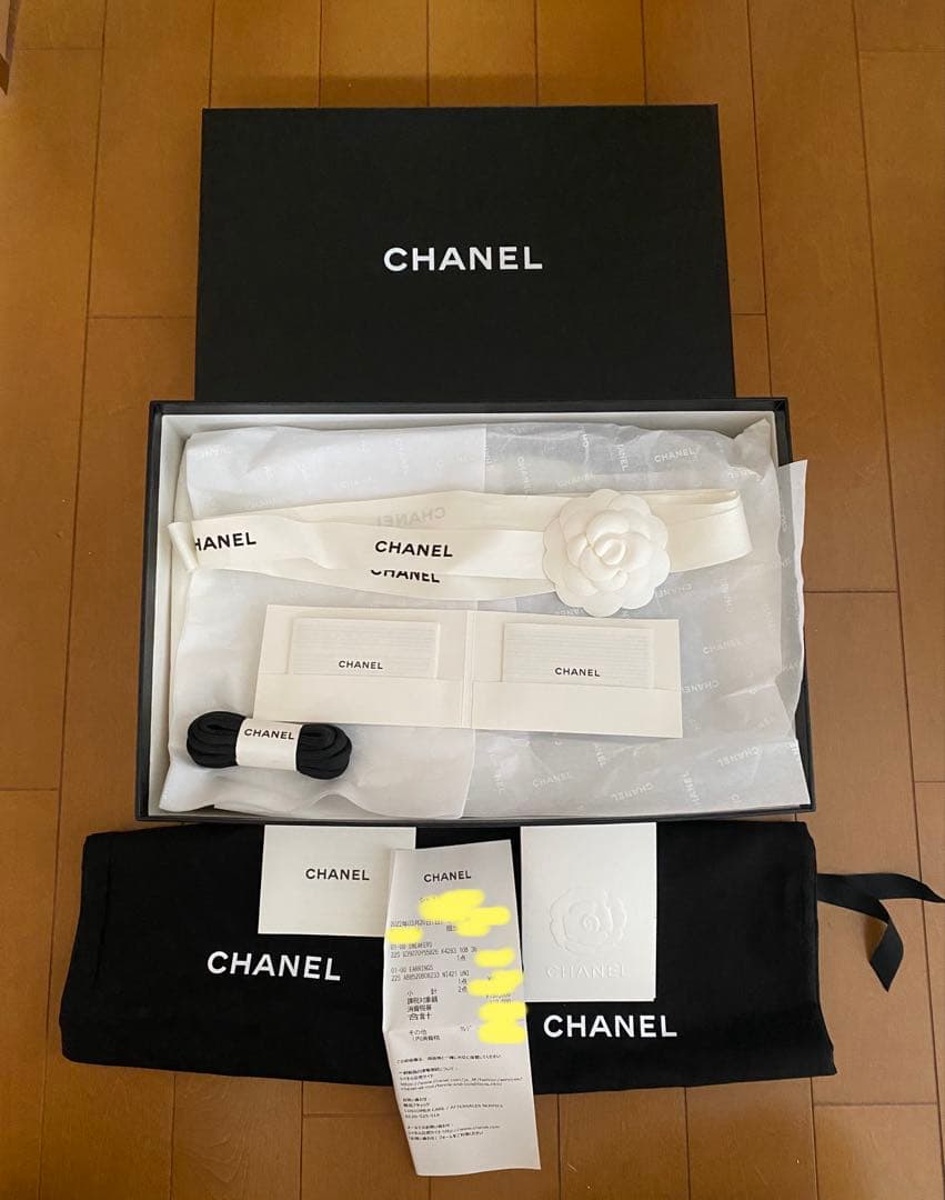 chanel CCメタルロゴ 厚底スニーカー グレー 36 23.0cm 国内