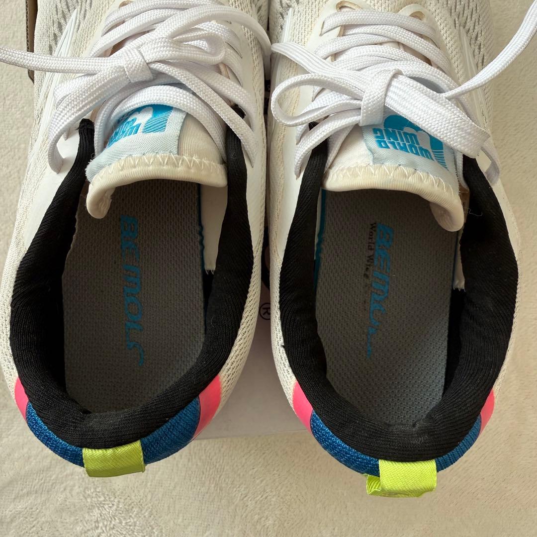 【大人気】BEMOLO ビモロシューズ　23.0cm ホワイト　白　スニーカー