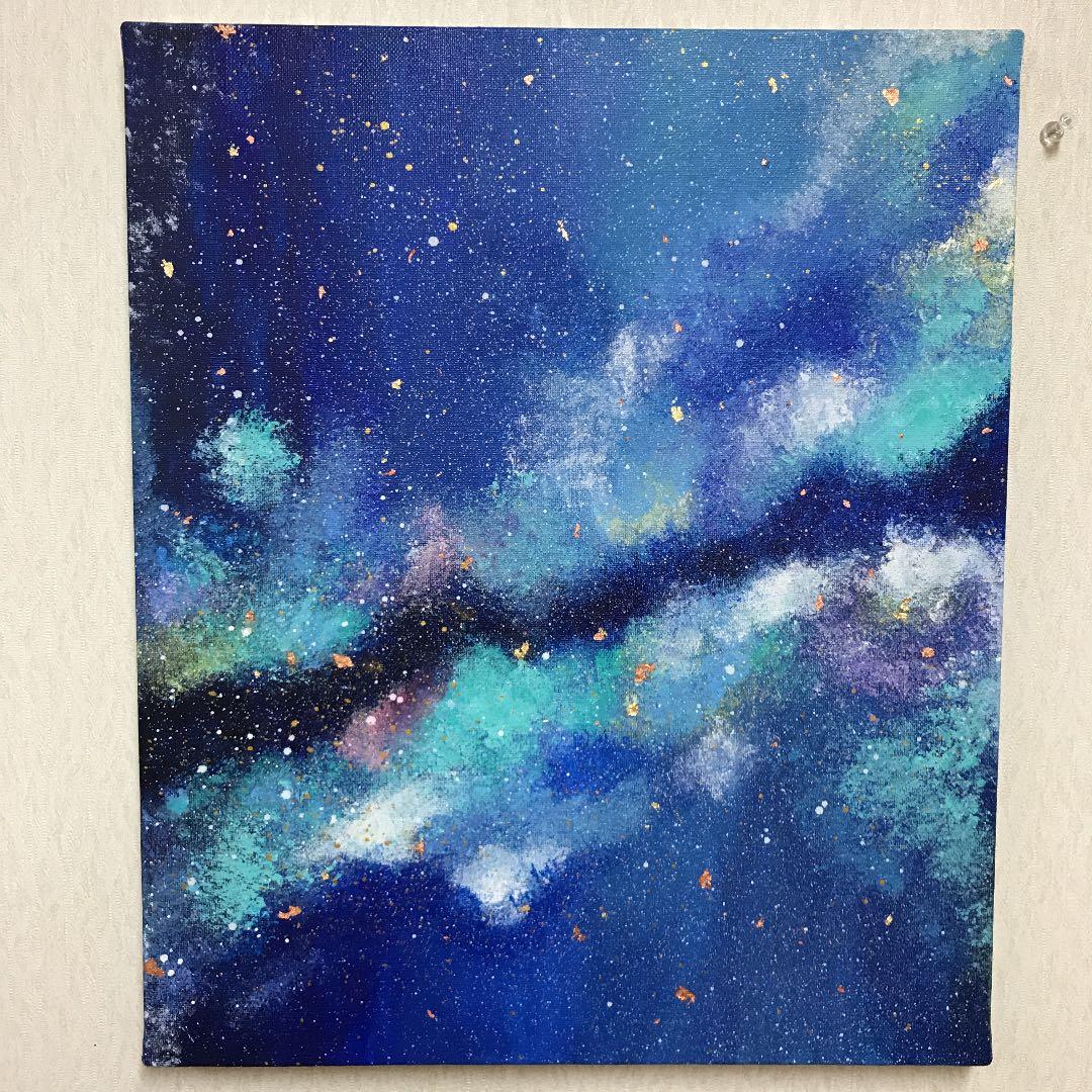 アートパネル 絵画 絵 抽象画 夜空 星 天の川 インテリア 現代アート