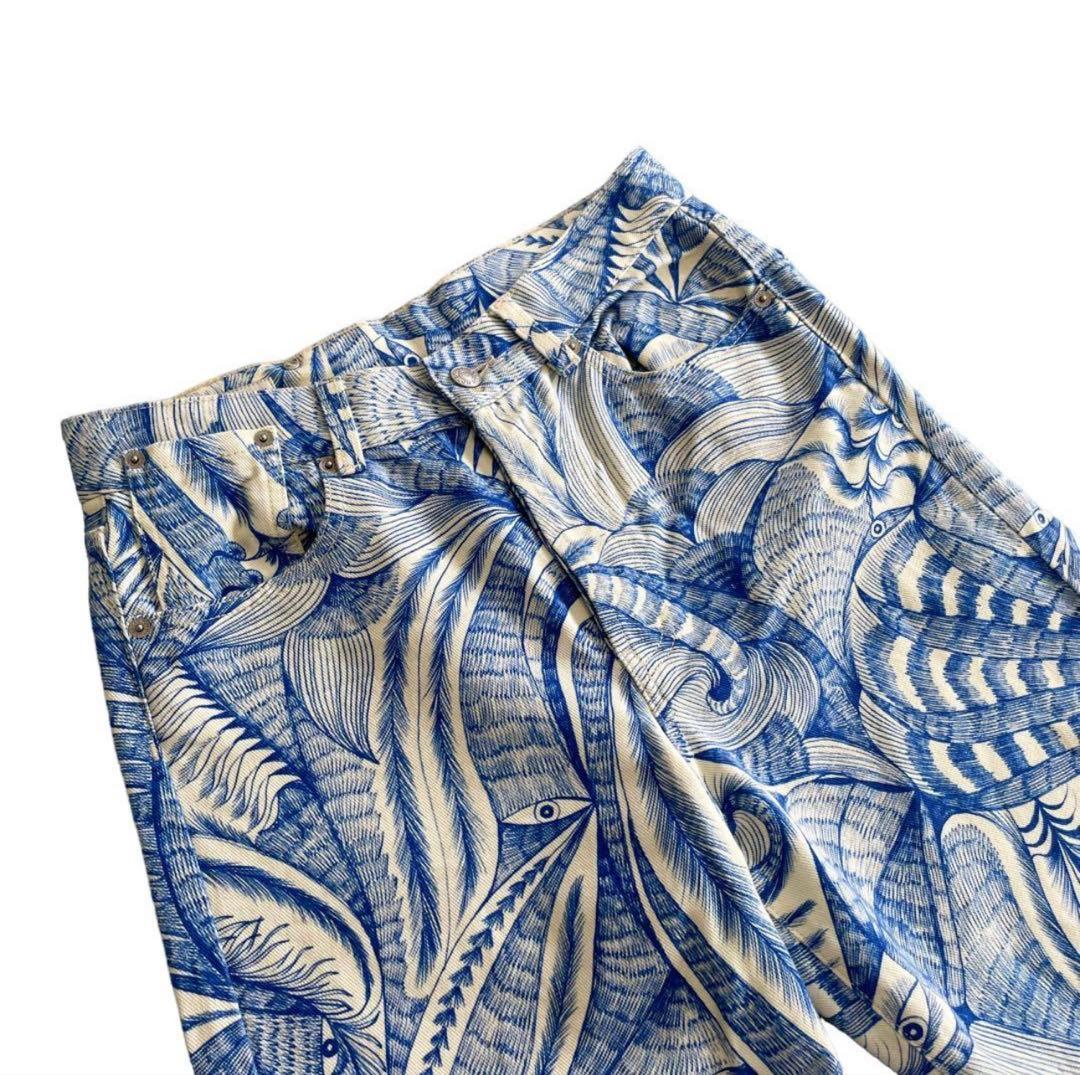 dries van noten 18aw アウトサイダー柄 パンツ - メルカリ