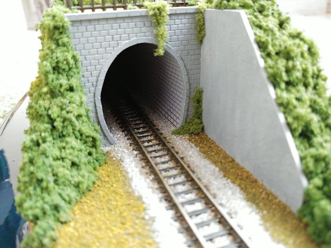 鉄道模型 Nゲージ ジオラマ【トンネルの上の展望台】 - メルカリ