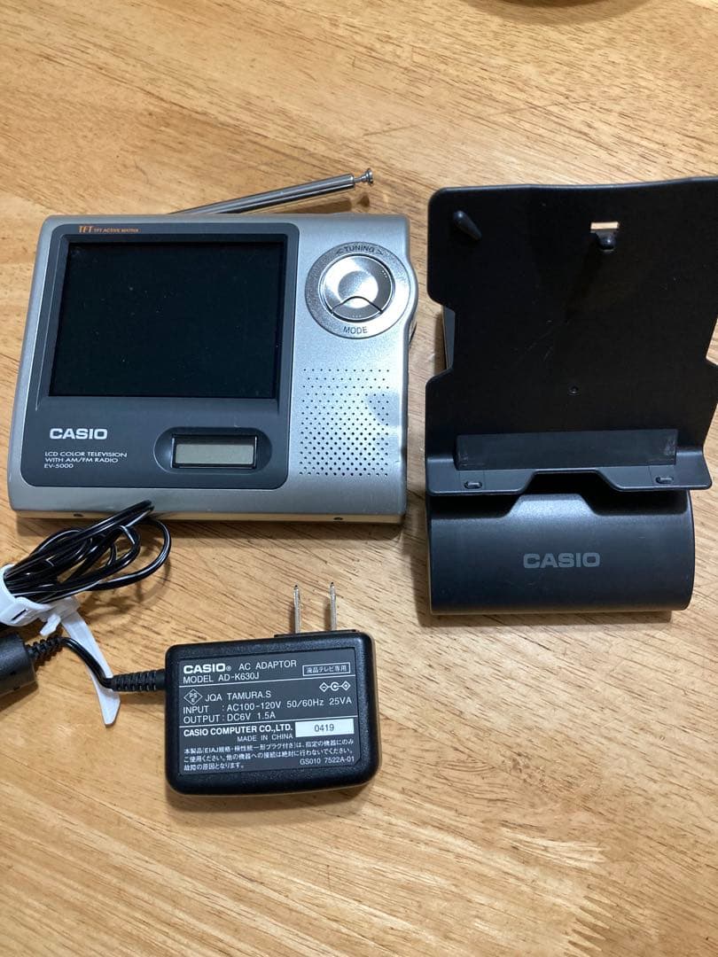 CASIO EV-5000 AM・FMラジオ内蔵 液晶カラーテレビ - メルカリ