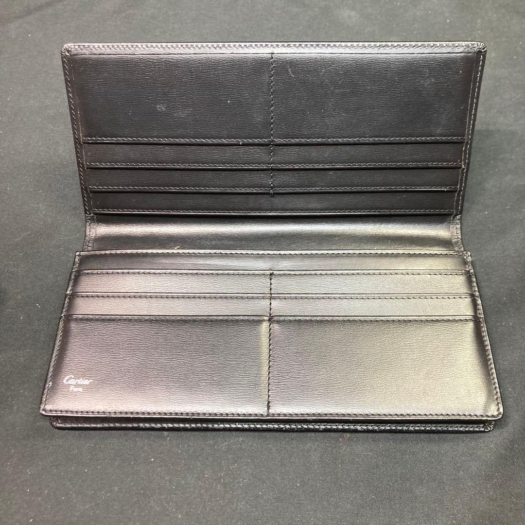 《カルティエ》長財布 Cartier ブラック