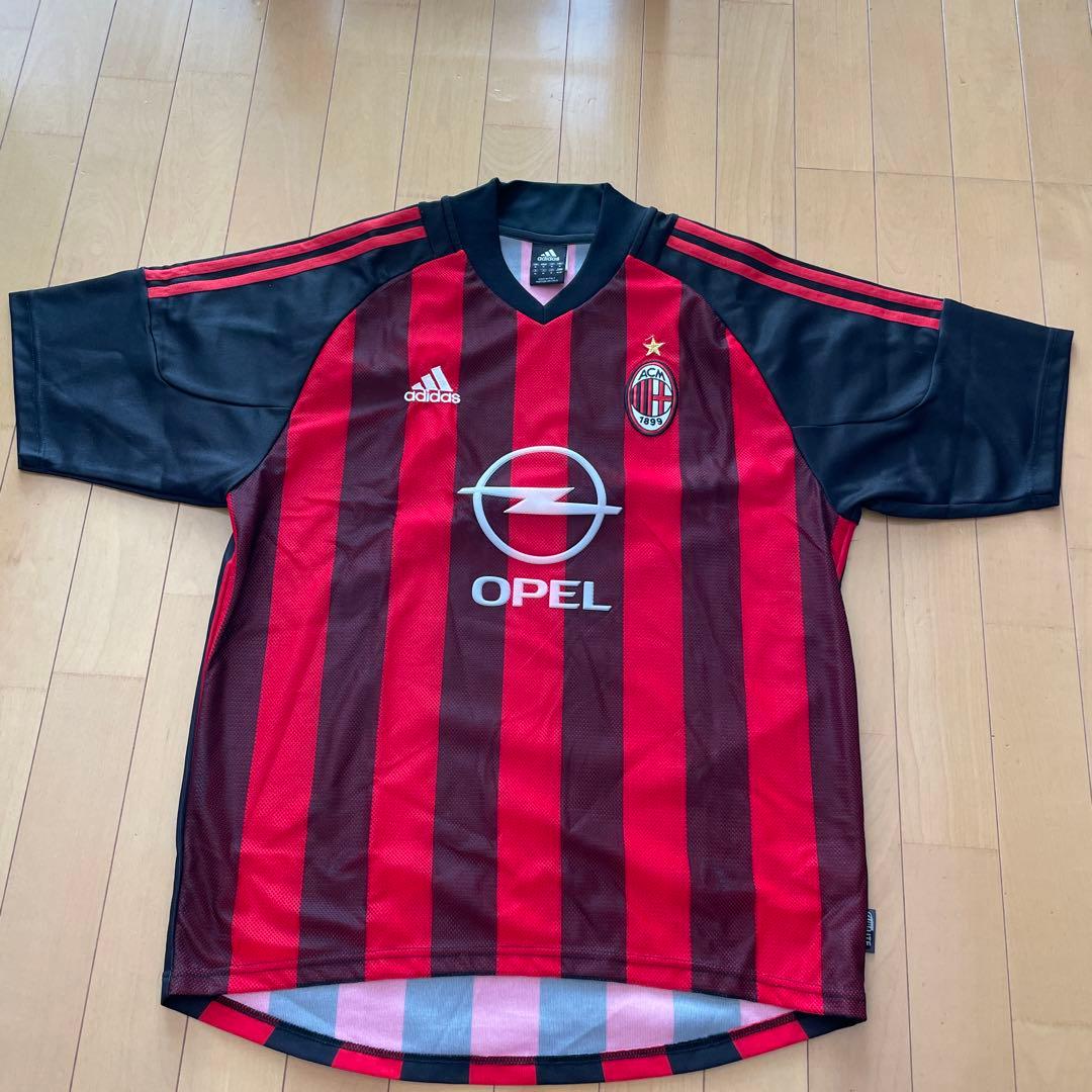 adidas ACミラン OPEL サッカー ユニフォーム - メルカリ