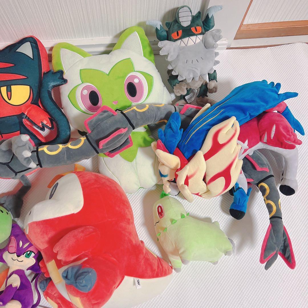 ポケモン ザマゼンタ　ぬいぐるみ　ポケセン　レックウザ　ニャオハ　まとめ売り