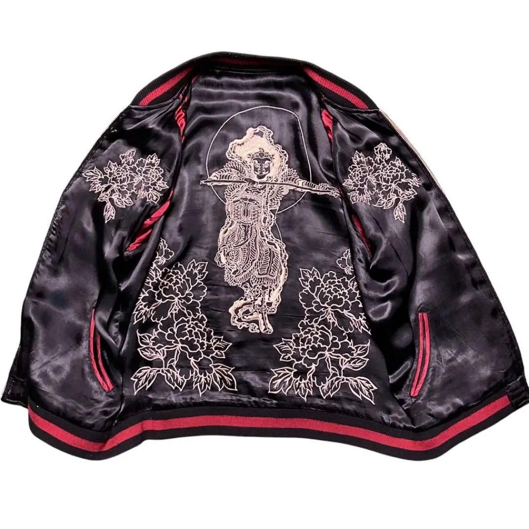 オイル様専用 良品 00s百花繚乱 スカジャン 毘沙門天王 勝利 財宝の神