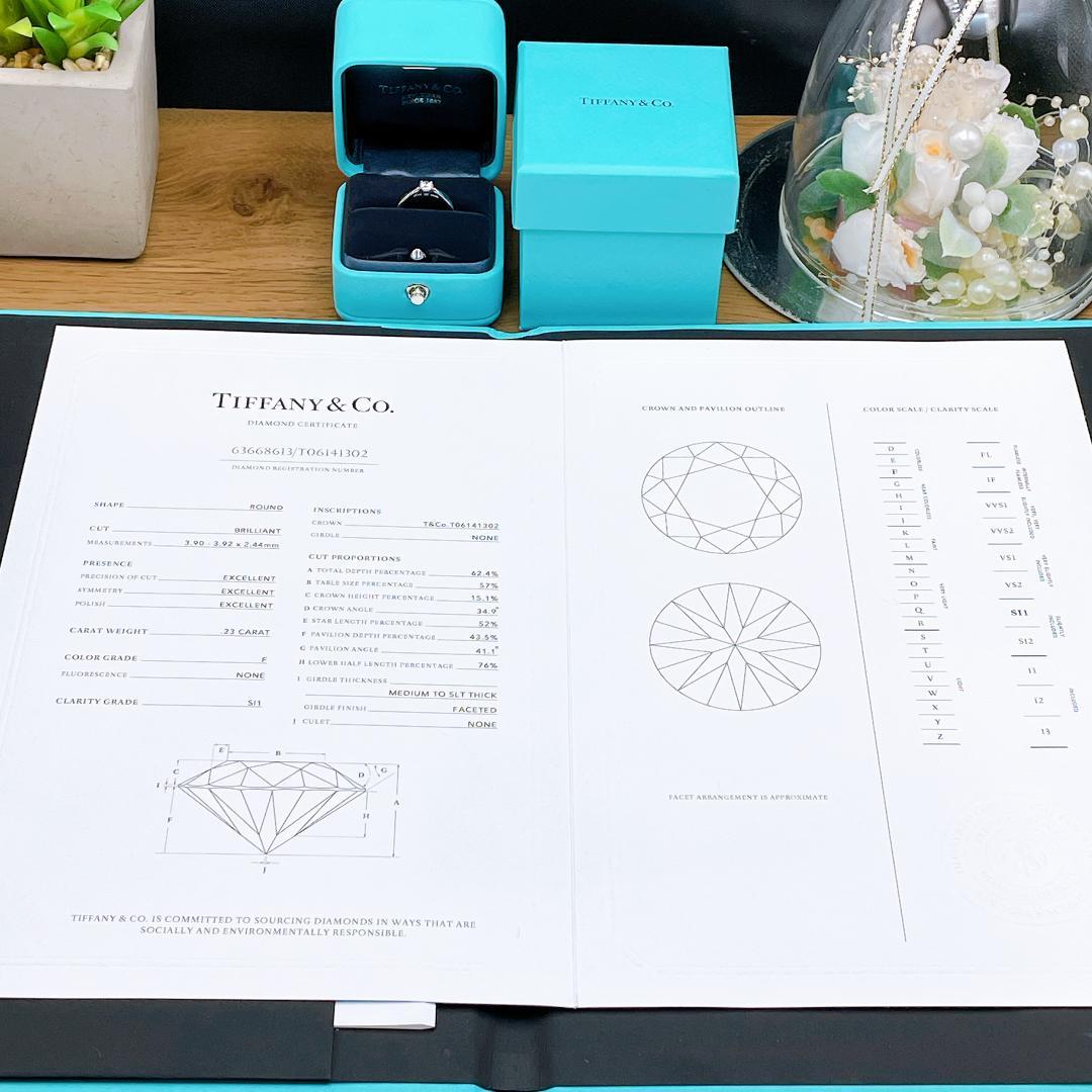 ◇ティファニー◇新品仕上済 ハーモニー ダイヤ リング PT 0.23CT 5号