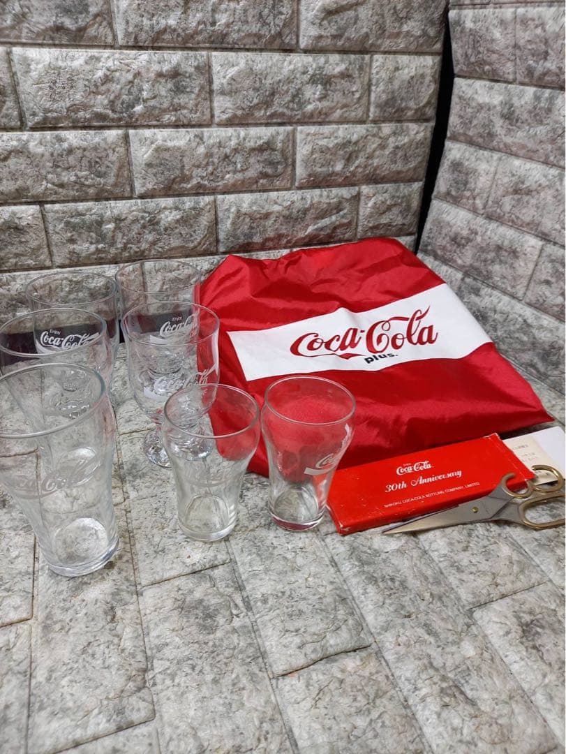 コカ・コーラ 記念品　グッズ　まとめ　グラス 新品 コカ・コーラ ディズニー キャラクター レリーフ グラス ミッキー