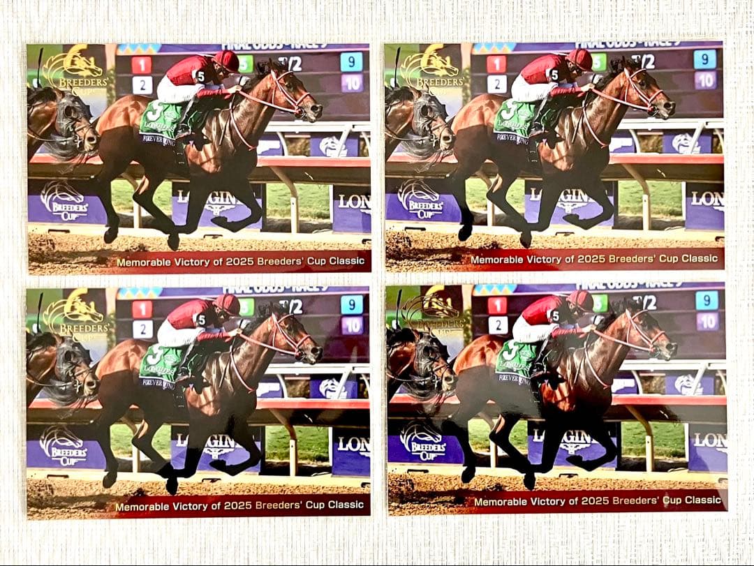 新品未開封】フォーエバーヤング BCクラシック優勝記念 ポストカード