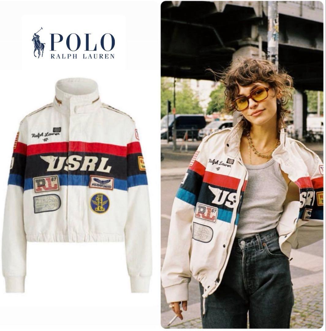 POLO RALPH LAUREN レーシングジャケットワッペン 短丈 XS - メルカリ
