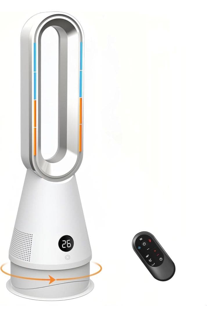 セラミックヒーター【a 2025革新冷暖兼用・1台6役・羽根なし扇風機 Amazon | セラミックタワーファンヒーター【2025革新冷暖兼用・1台6役