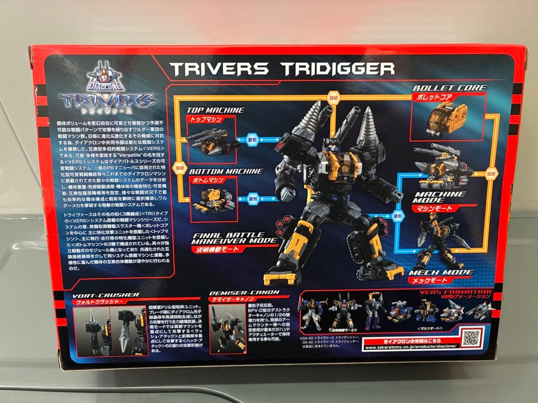 タカラトミー ダイアクロン DA-47 トライディガー