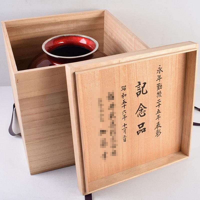 七宝焼 太田七宝造 透釉 旭光釉 菊文 花瓶 共箱 M R8971H - メルカリ