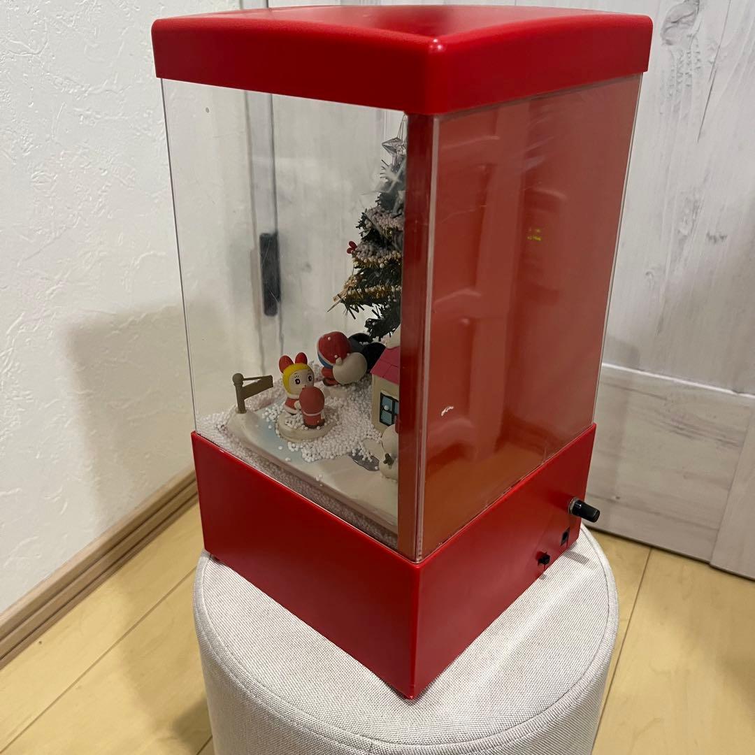 ドラえもん 雪ふるクリスマスツリー スノードーム 動作確認済み