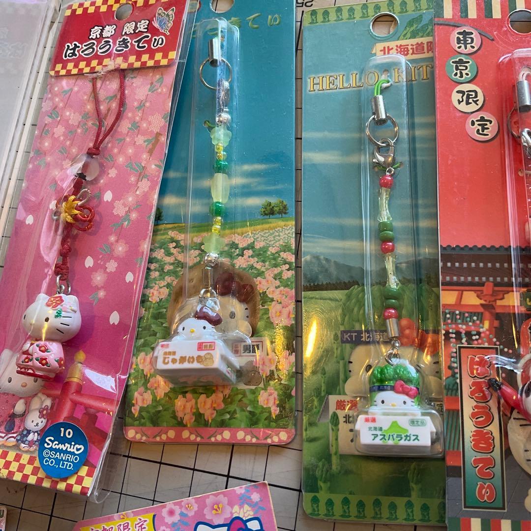 ハローキティ 90個 ご当地 キティ 根付 ストラップ まとめ売り