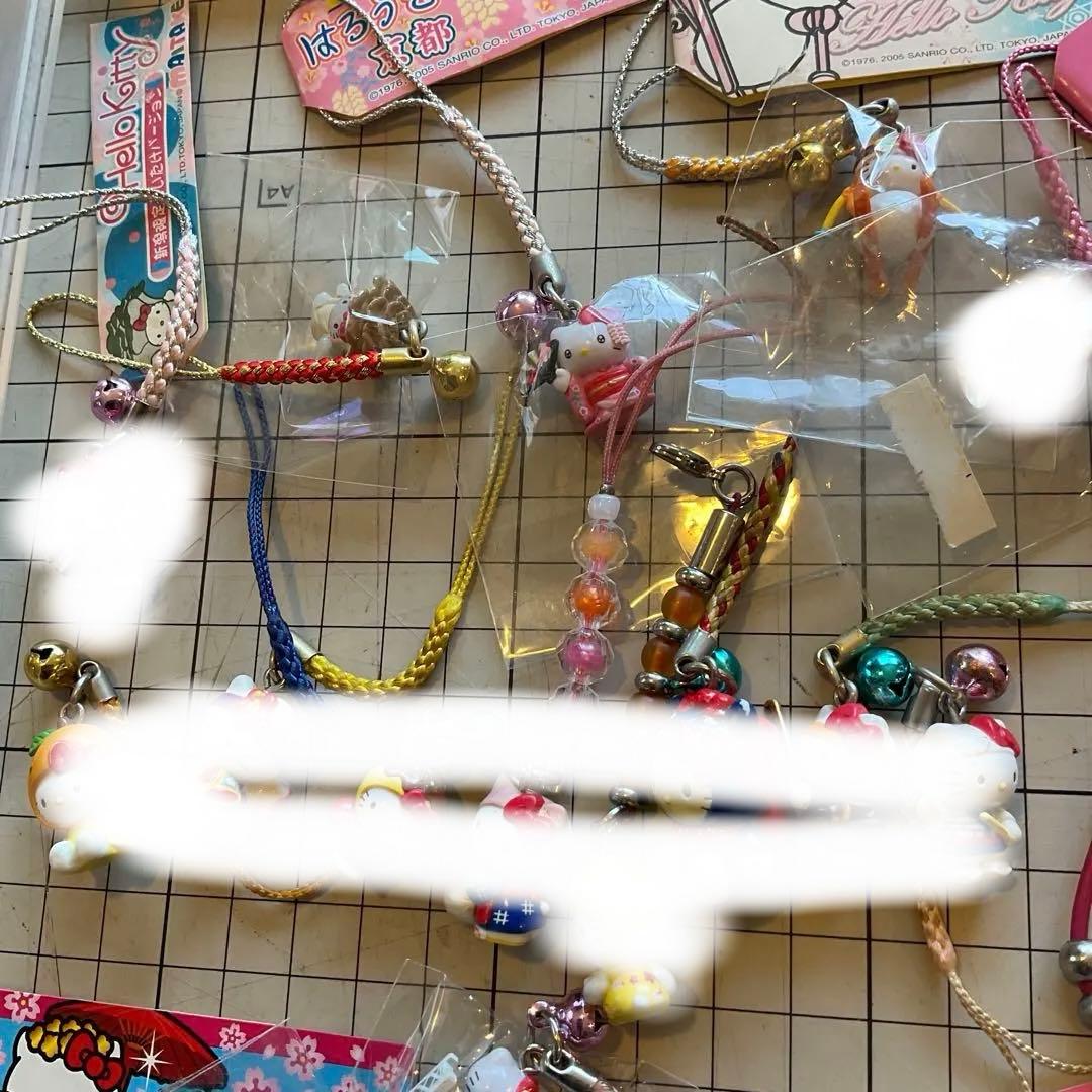 ハローキティ 90個 ご当地 キティ 根付 ストラップ まとめ売り