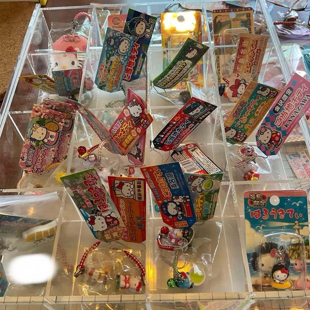 ハローキティ 90個 ご当地 キティ 根付 ストラップ まとめ売り