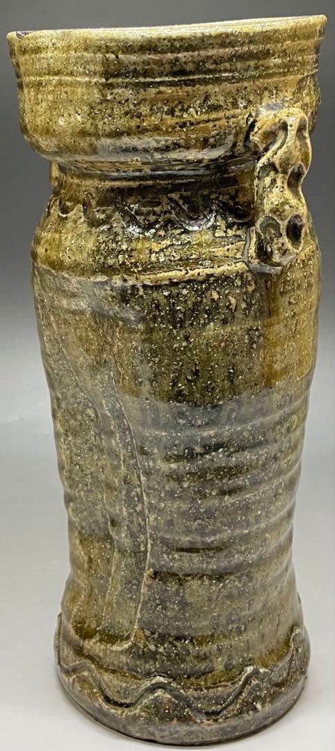 古伊賀 伊賀焼 耳付花入 合箱 e5016 - メルカリ