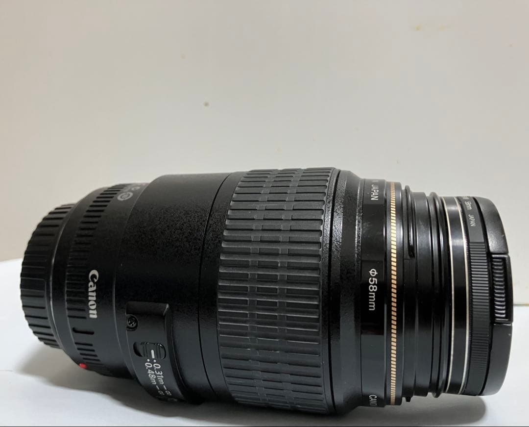 Canon EF 100mm f/2.8マクロレンズ フード付き