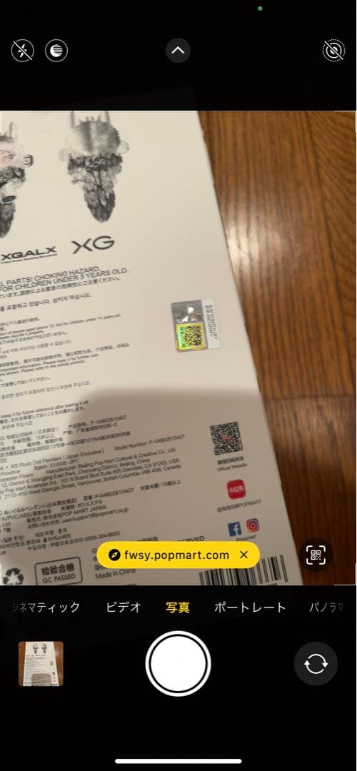 スカルパンダ　SKULLPANDA XGコラボ　日本限定