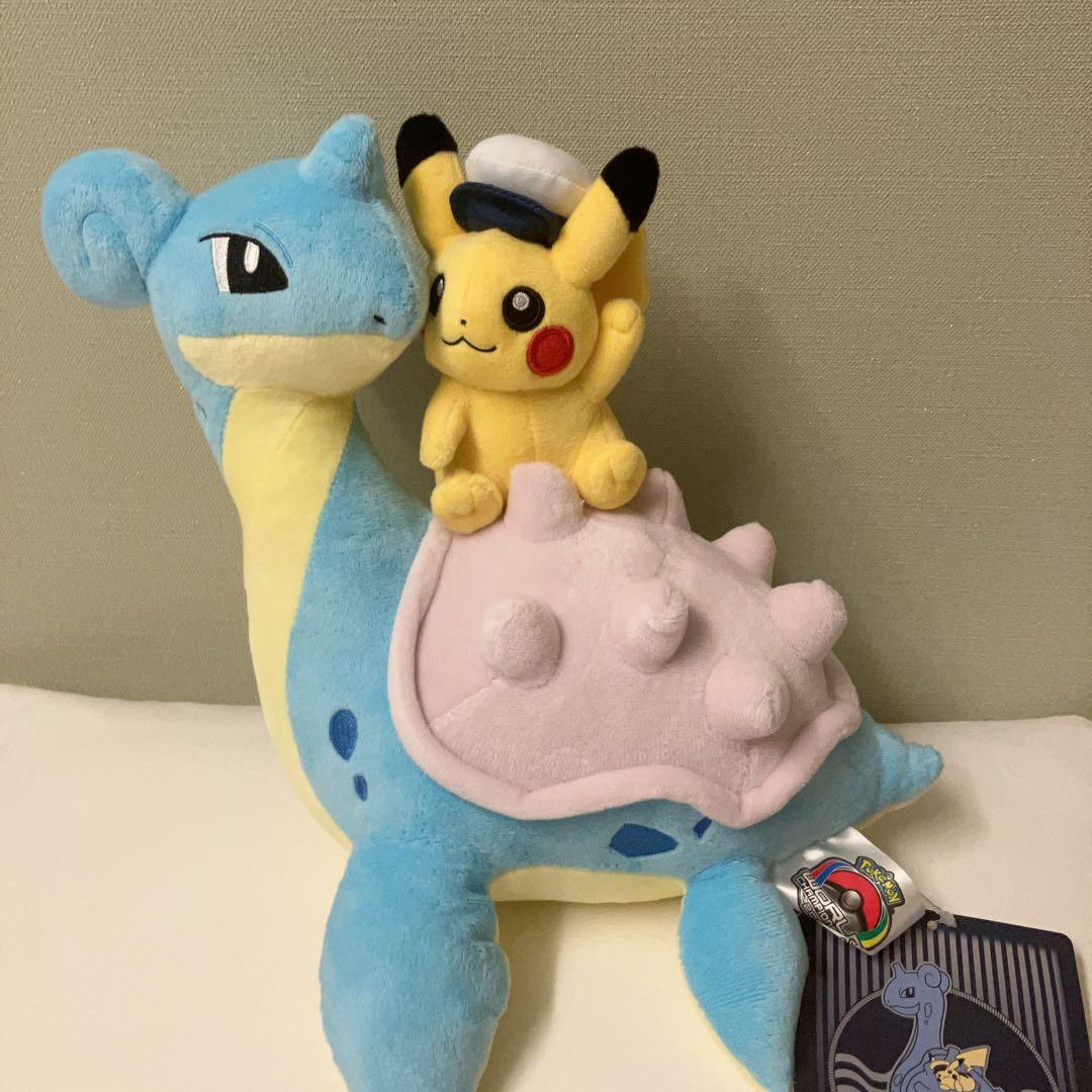 ポケモン WCS 2023 横浜 ぬいぐるみ ラプラス ピカチュウ - メルカリ