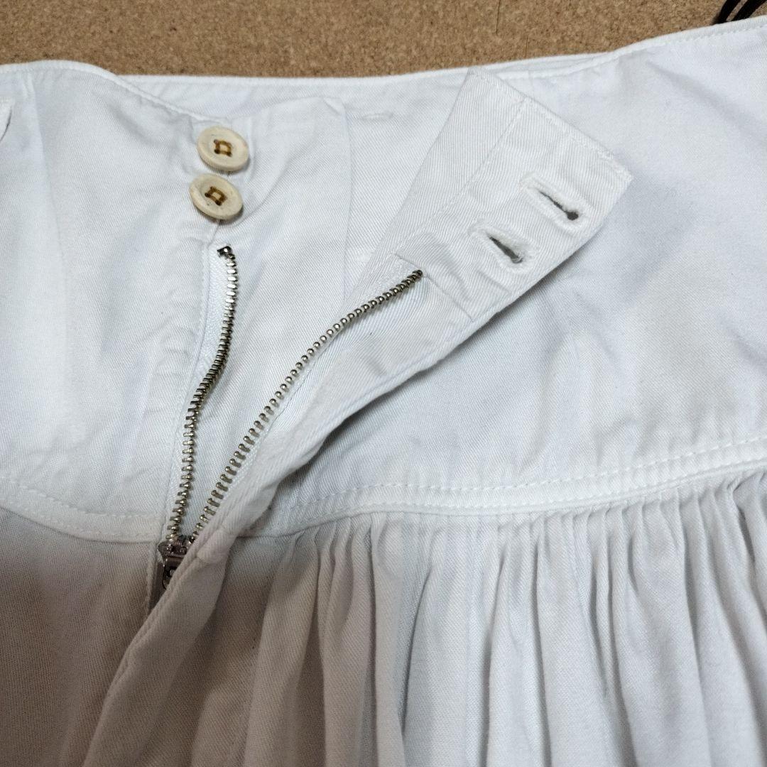 45R 45rpm テンセルのレイレイ キュロットスカート（白） - メルカリ
