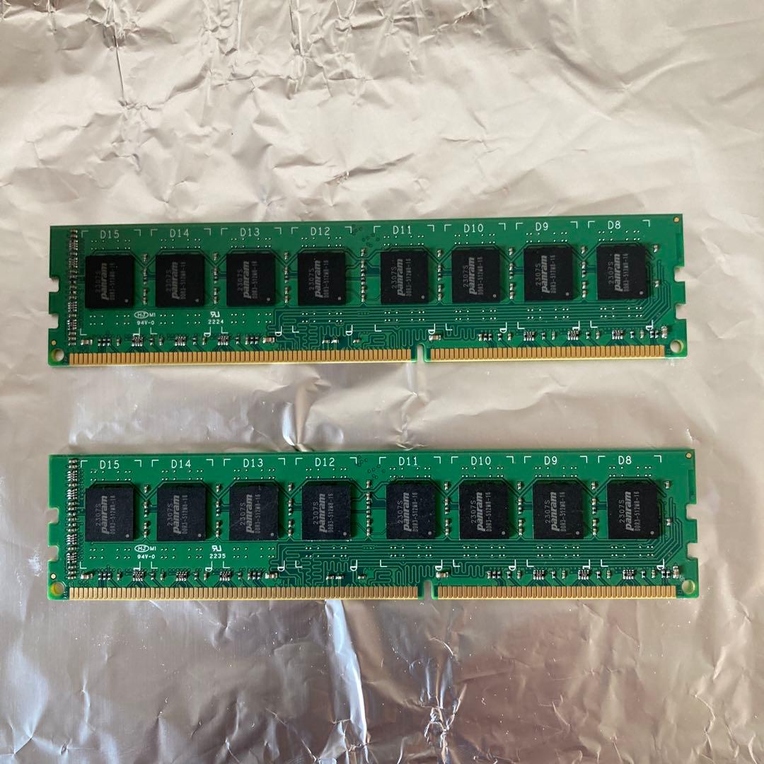 DDR3メモリ8GB2枚の合計16GB - メルカリ