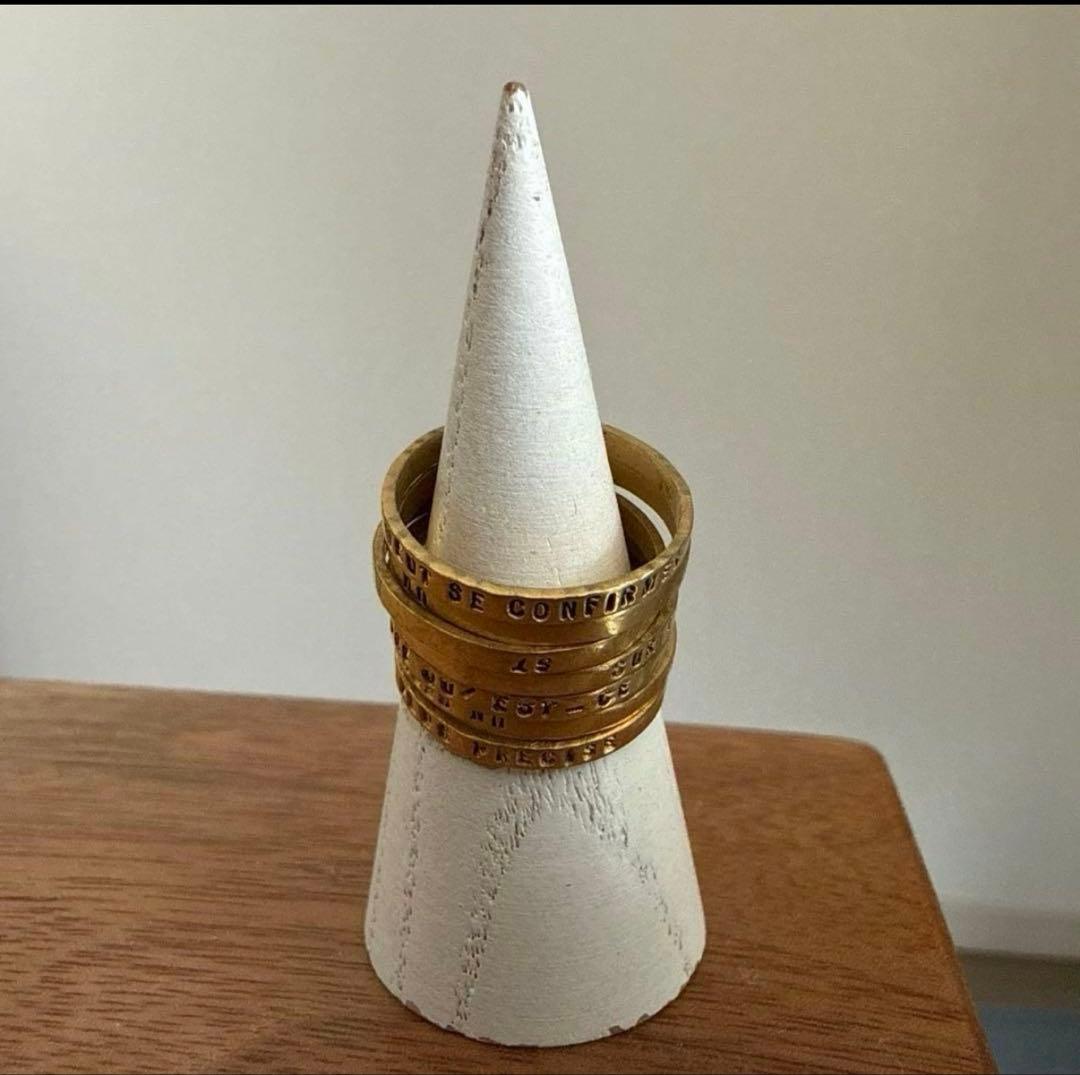 SERGE THORAVAL 7連リング 9号 - メルカリ