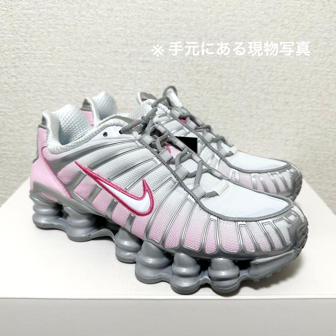 ナイキ 26.5cm SHOX TL NIKE ショックス スニーカー ピンク - メルカリ