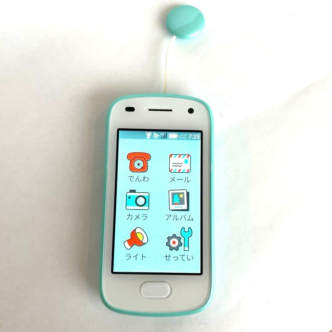 美品 】 キッズフォン2 キッズケータイ ソフトバンク ミント - メルカリ