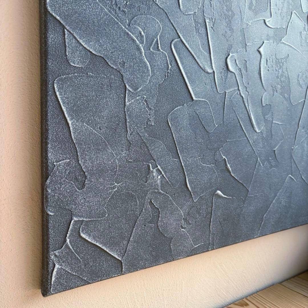 【soil（＃10）】アートパネル　テクスチャーアート　シンプル　モノトーン