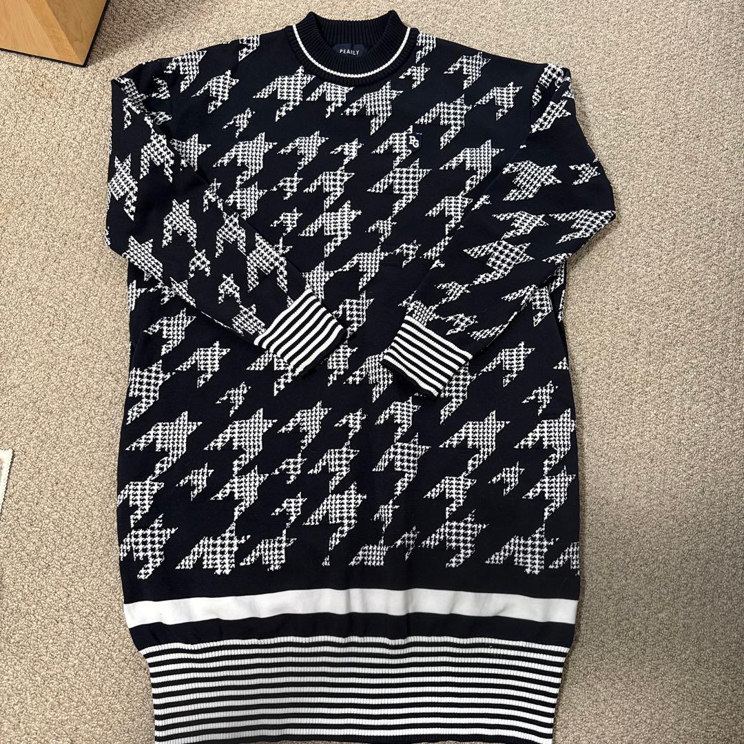 PEARLY GATES 千鳥柄 ワンピース 千鳥柄 ニットワンピースロング[品番：LVLW0000342]｜Frenchic