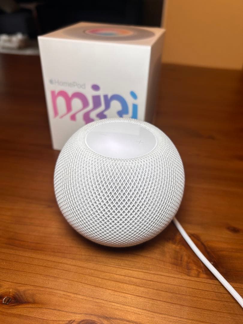 Apple Pod mini ホワイト 充電アダプタ付き Apple HomePod mini ホワイト2個セット