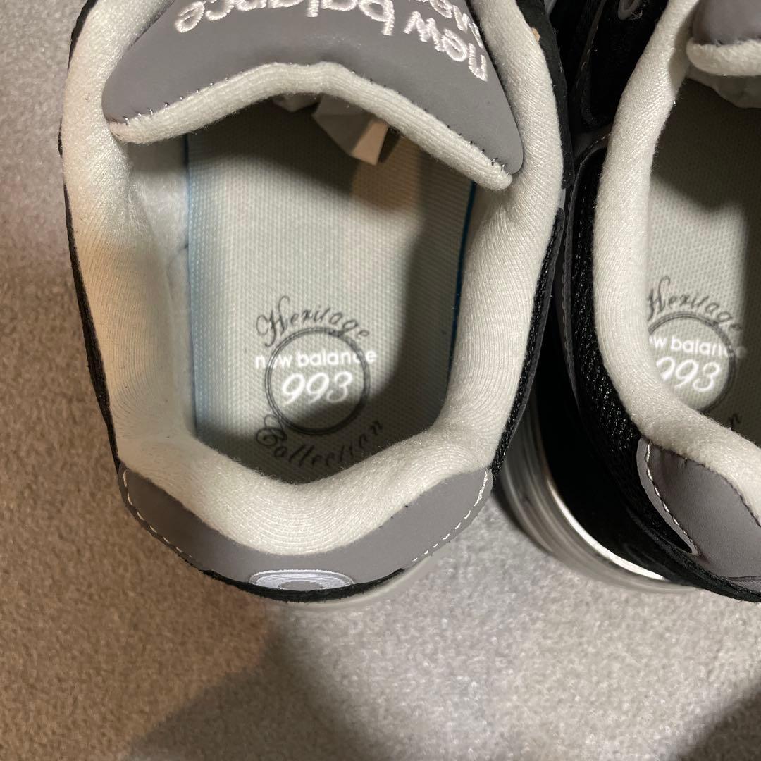 靴 new balance 993 BLACK 27.5cm