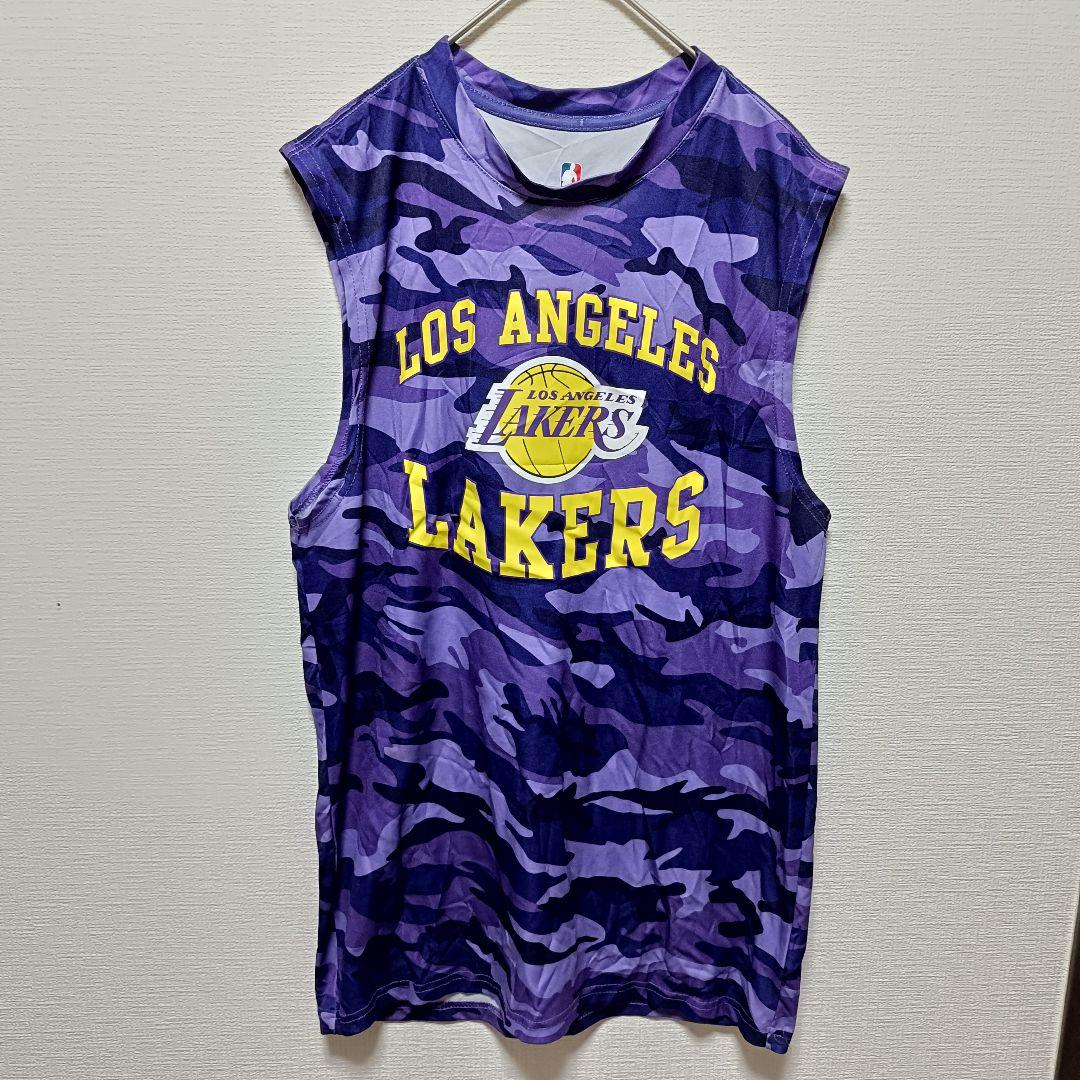 ❤NBA公認 レイカーズ レブロン・ジェームズ 6番 迷彩 タンクトップ 【S】 ❤NBA公認 レイカーズ レブロン・ジェームズ 6番 迷彩 タンクトップ