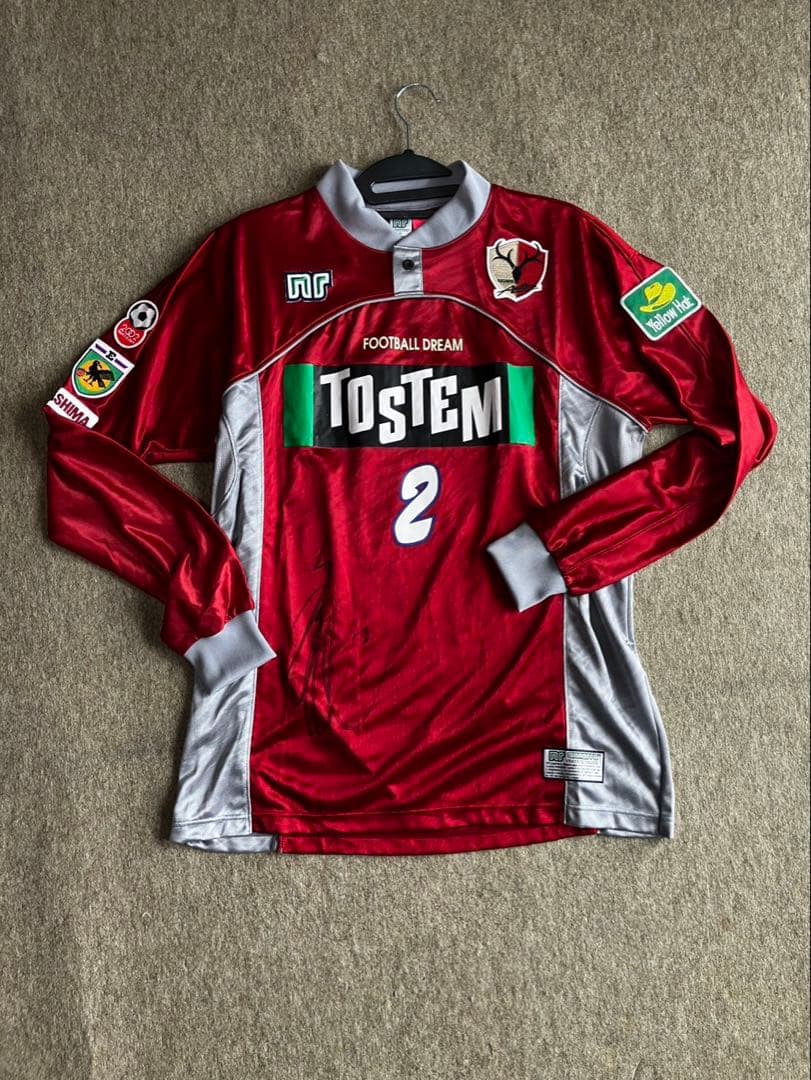 鹿島アントラーズ　ユニホーム名良橋選手モデル レプリカユニフォーム（1st半袖）のオンラインストア2次受付を、1/12