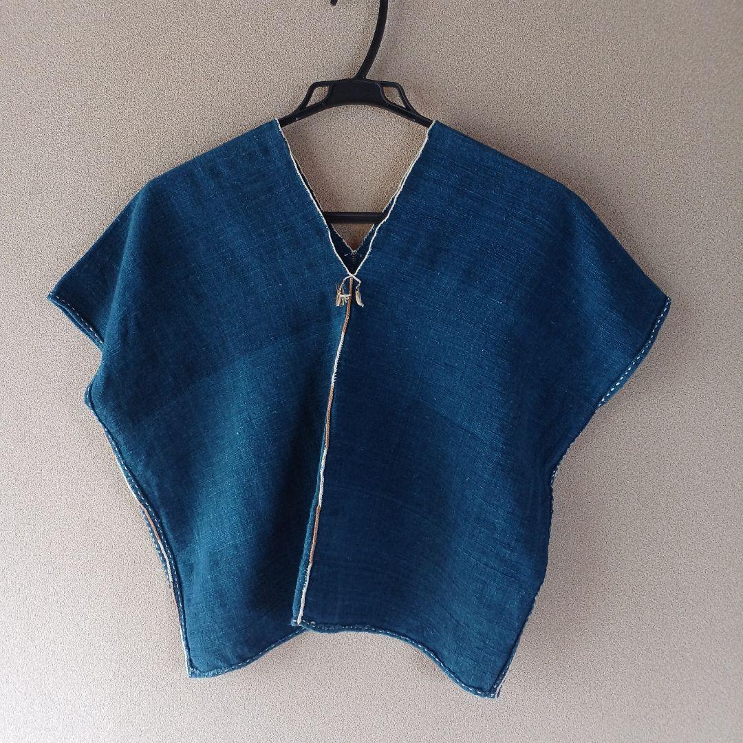 最終価格：えみおわす カレンシャツ 藍染め 手縫い 美品 - メルカリ