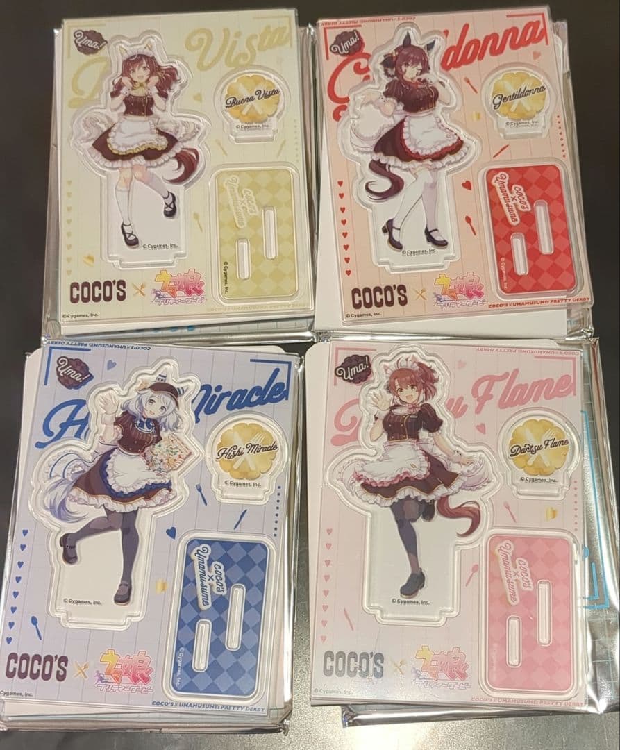 COCO'S ウマ娘 4種セット アクスタ - メルカリ