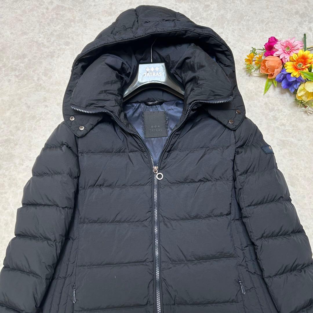 極美品 タトラス ポリテアマ POLITEAMA ダウンコート ネイビー 02