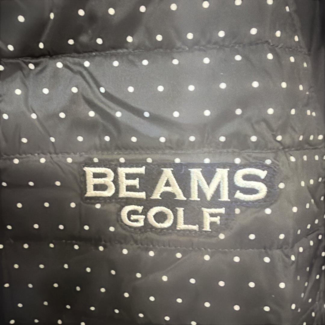 未使用】BEAMS GOLF ドット柄ジャケット ニット 防寒 コーティング