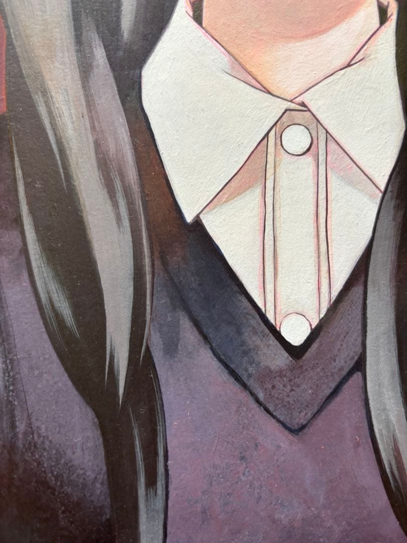 大槻香奈 「月の器」 アクリル・ガッシュの少女のポートレート - メルカリ