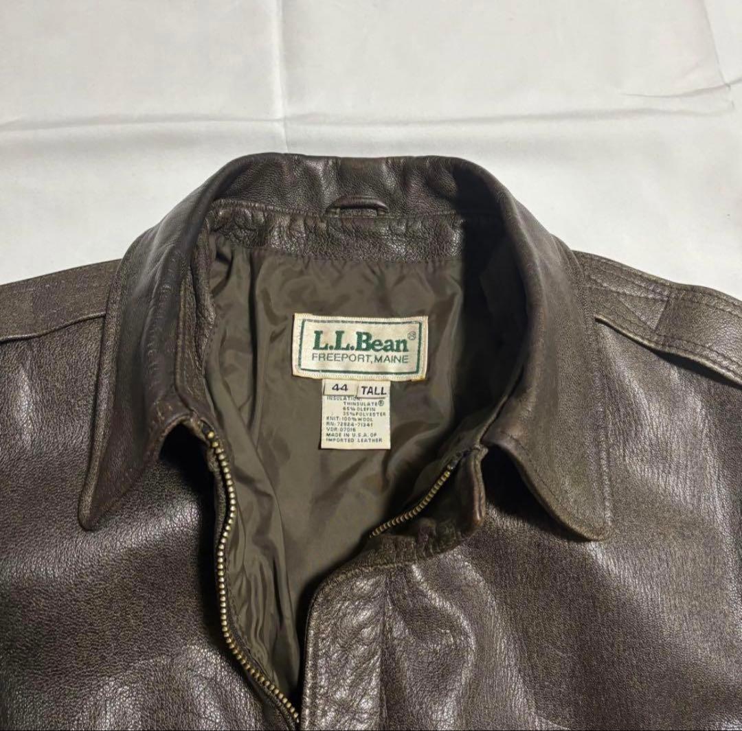 L.L.Bean A-2 本革 レザージャケット　80s