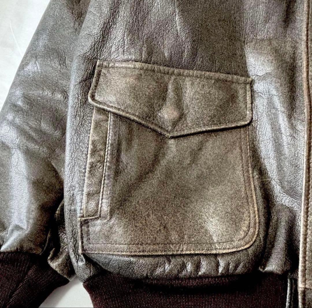 L.L.Bean A-2 本革 レザージャケット　80s
