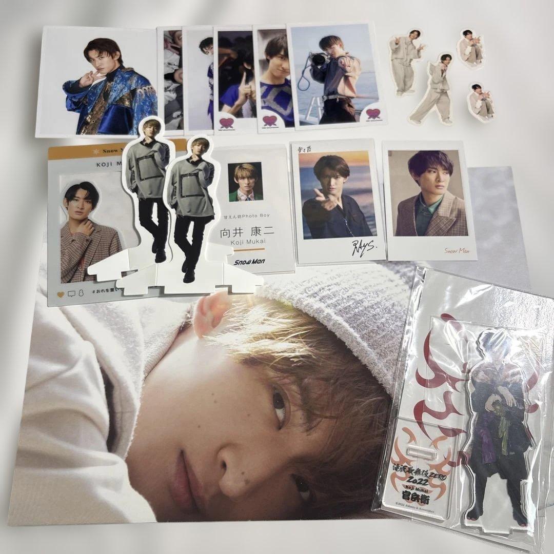 SnowMan 向井康二 特典セットCD カレンダー チェキ風カード - メルカリ