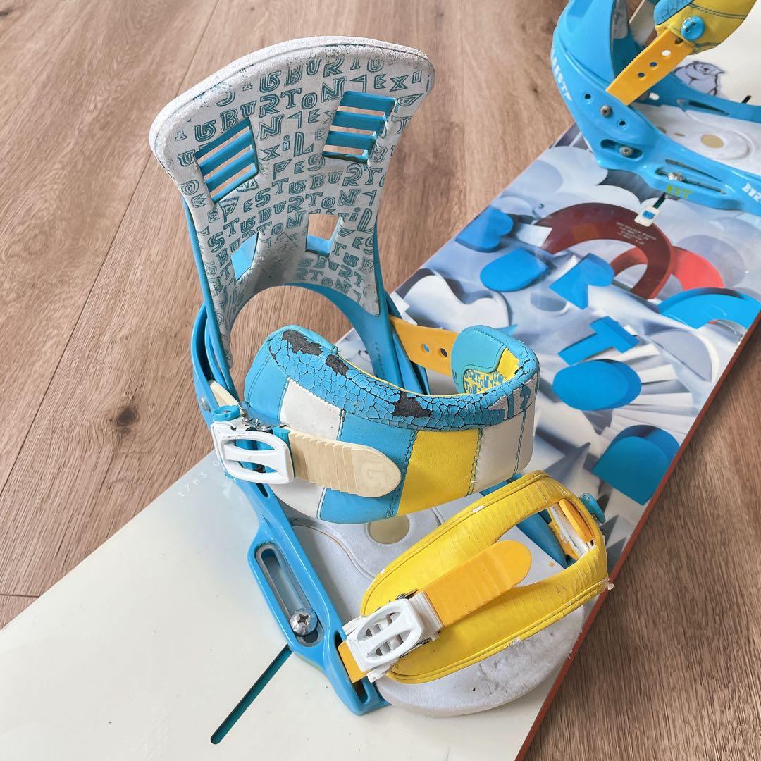 Burton バートン 156cm ビンディグ 白熊 - メルカリ