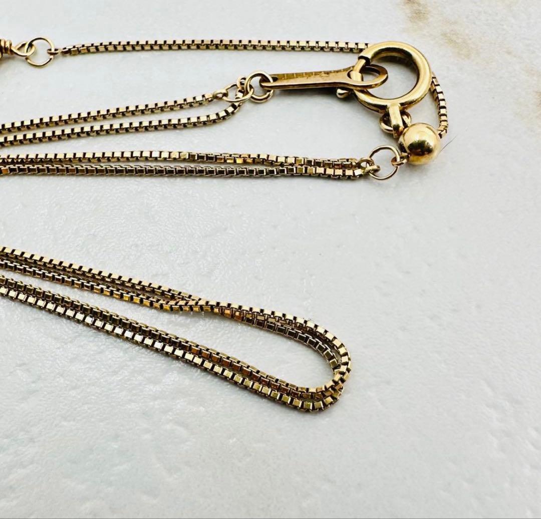 agete アガット K10 イエローゴールド ベネチアンチェーン